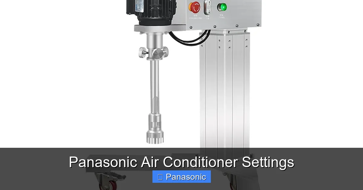 Panasonic Air Conditioner Settings