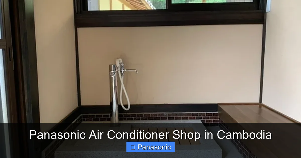 Panasonic Air Conditioner Shop in Cambodia