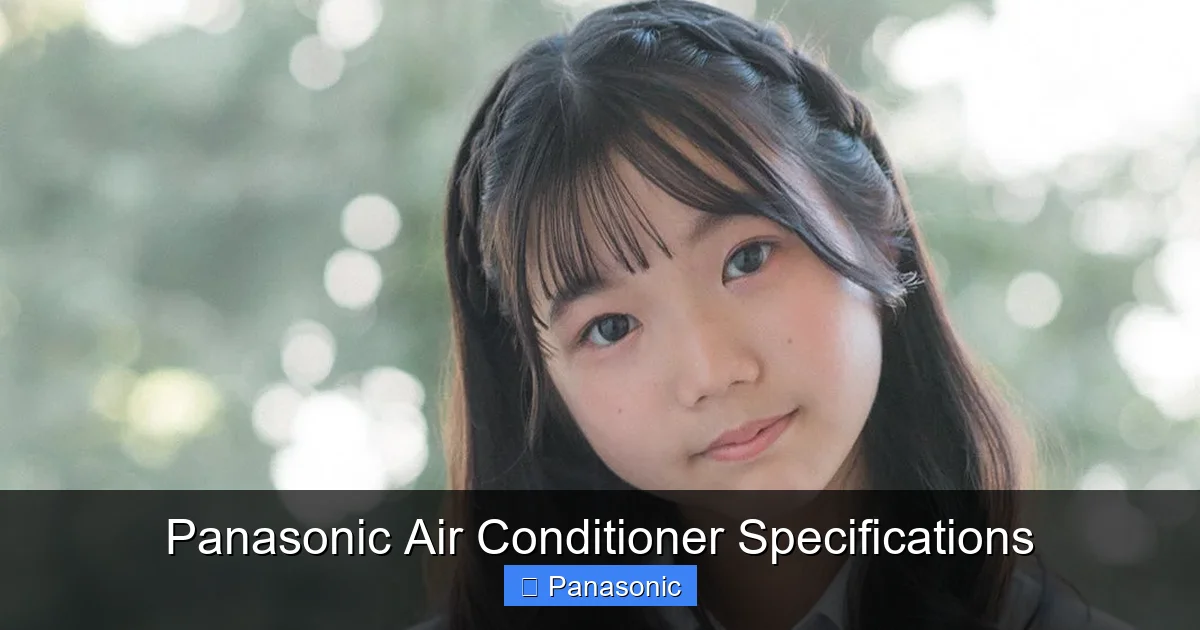 Panasonic Air Conditioner Specifications