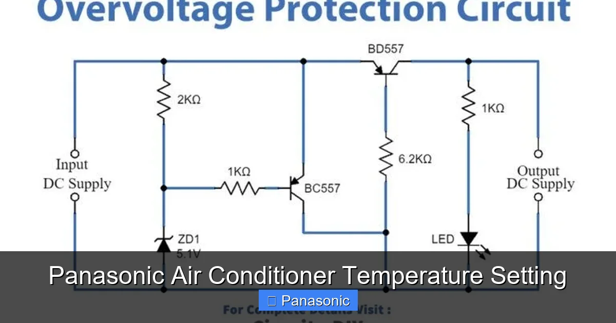 Panasonic Air Conditioner Temperature Setting