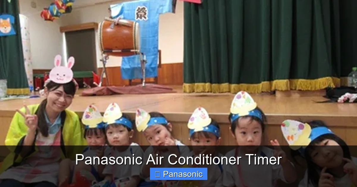 Panasonic Air Conditioner Timer