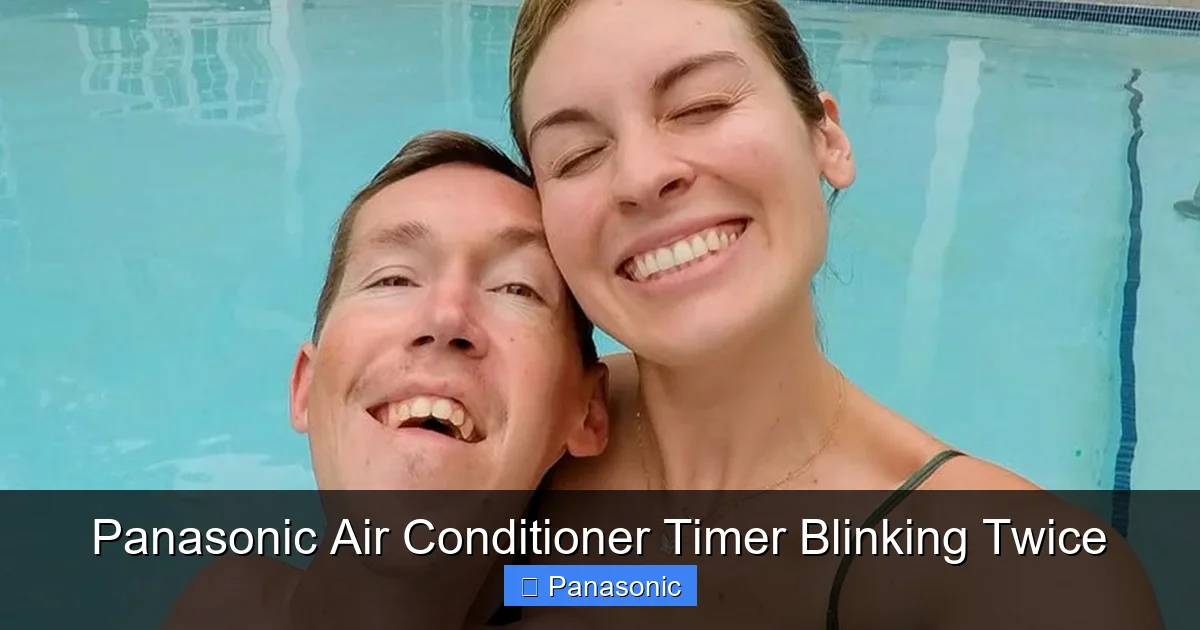 Panasonic Air Conditioner Timer Blinking Twice