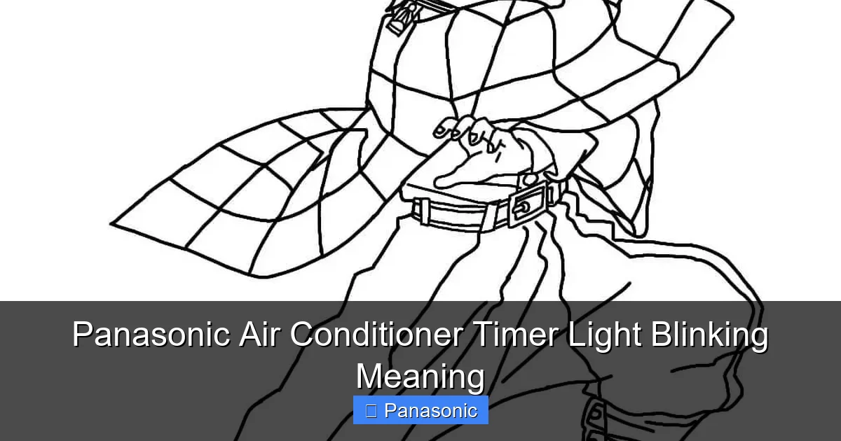 Panasonic Air Conditioner Timer Light Blinking Meaning