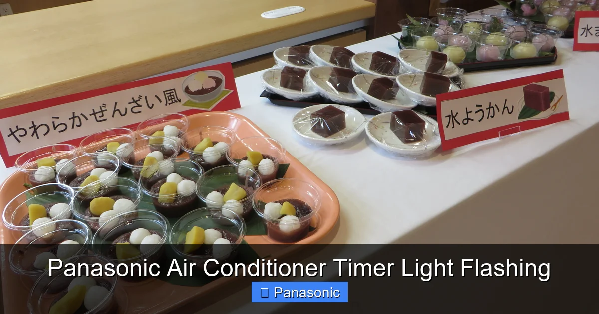 Panasonic Air Conditioner Timer Light Flashing
