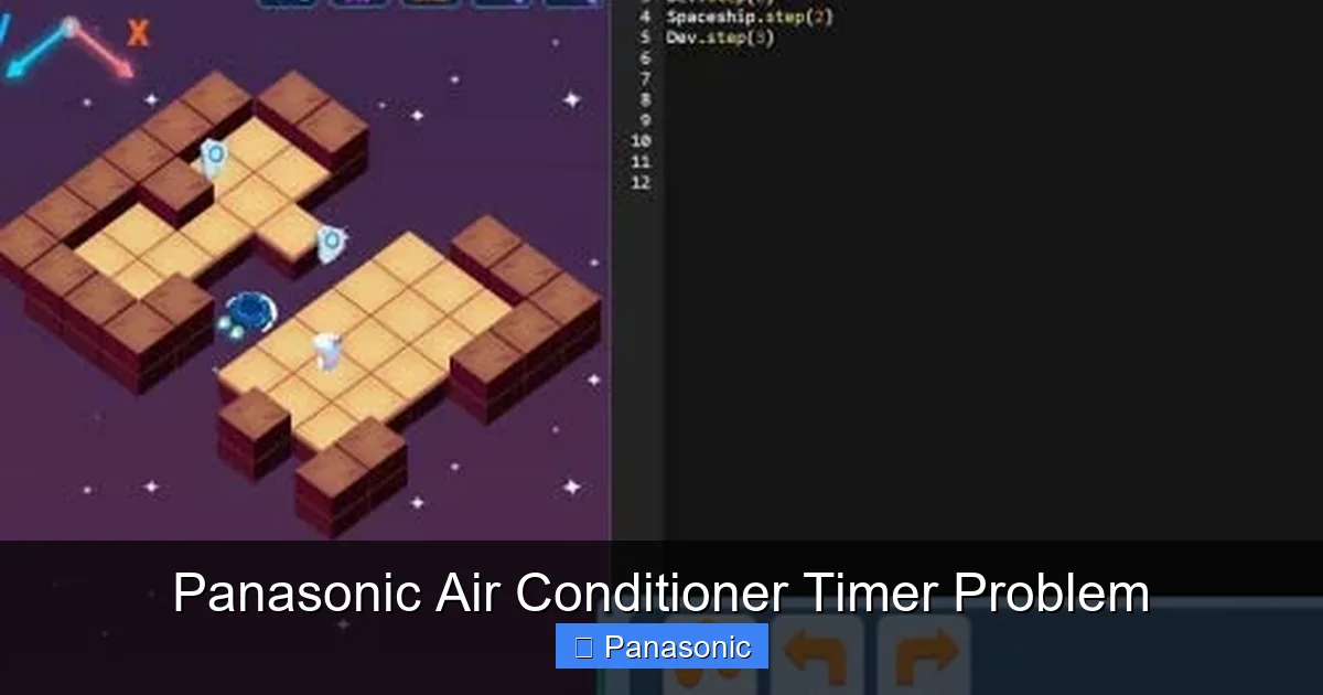 Panasonic Air Conditioner Timer Problem