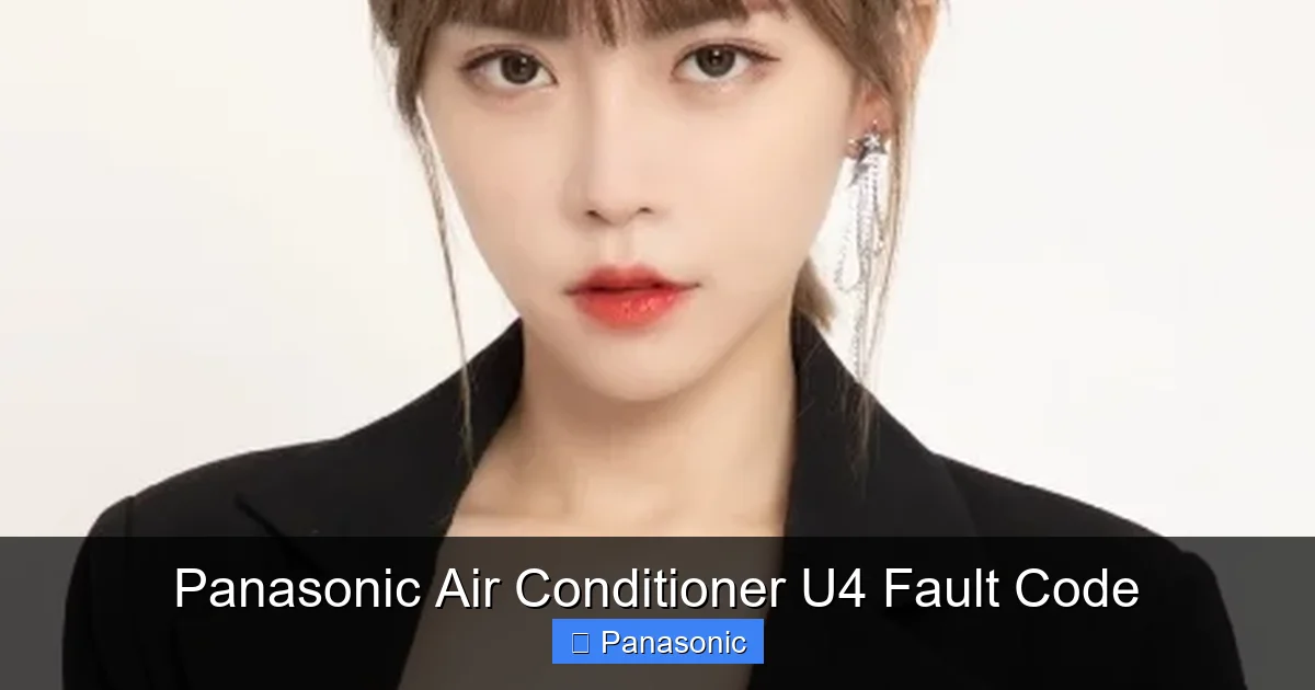 Panasonic Air Conditioner U4 Fault Code