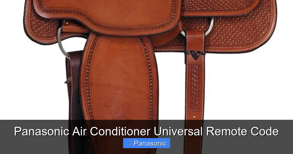 Panasonic Air Conditioner Universal Remote Code