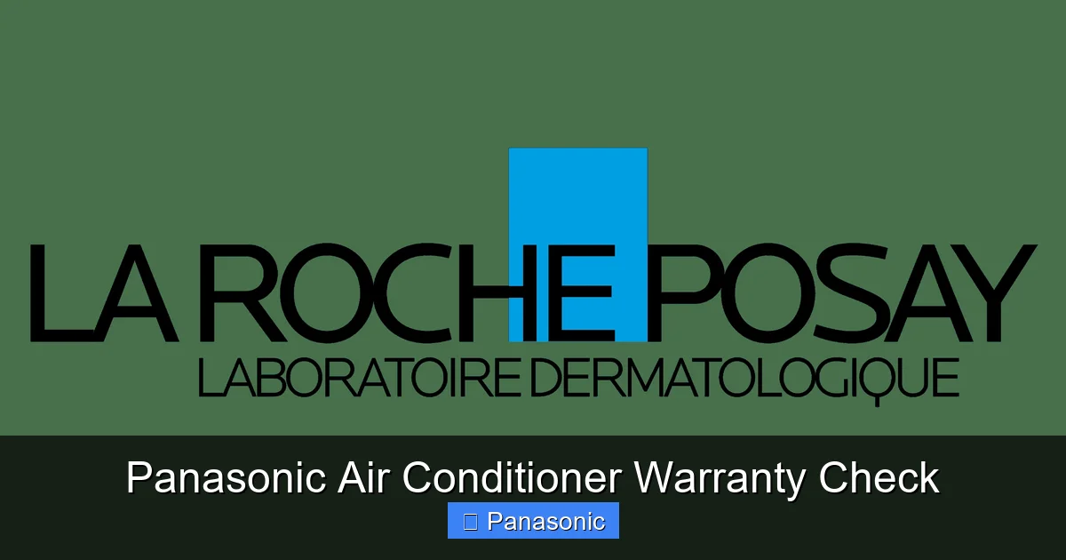 Panasonic Air Conditioner Warranty Check