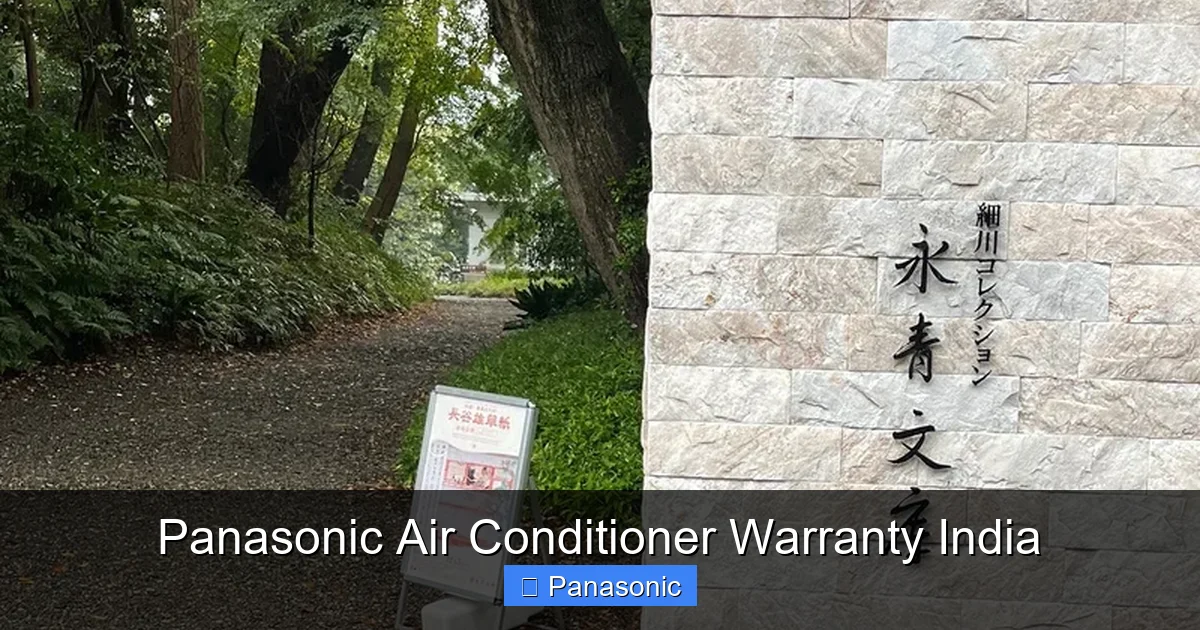 Panasonic Air Conditioner Warranty India