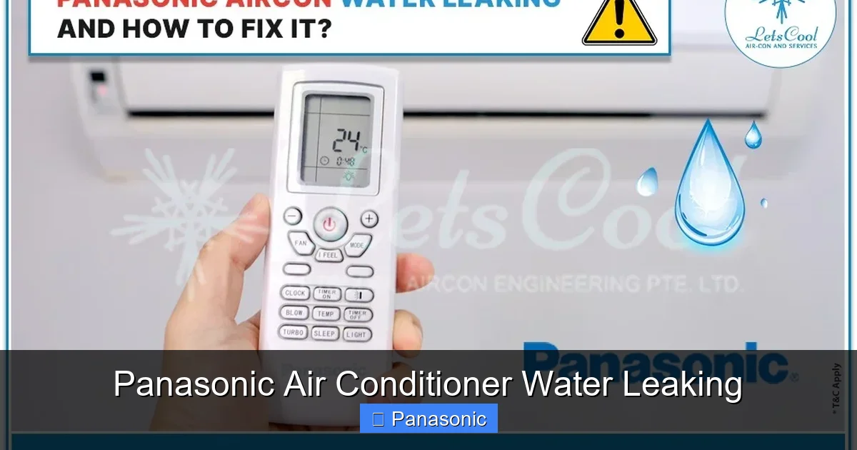 Panasonic Air Conditioner Water Leaking