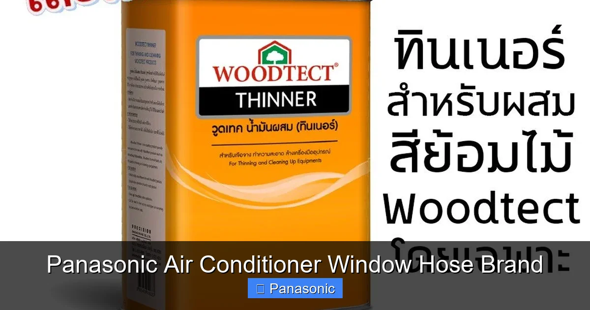 Panasonic Air Conditioner Window Hose Brand