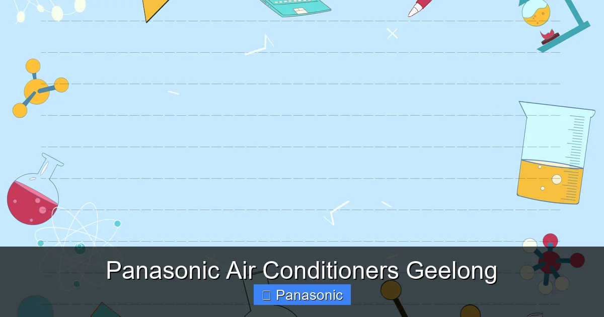 Panasonic Air Conditioners Geelong