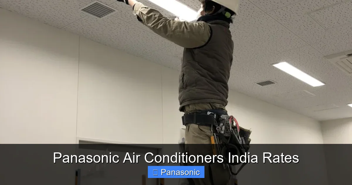 Panasonic Air Conditioners India Rates
