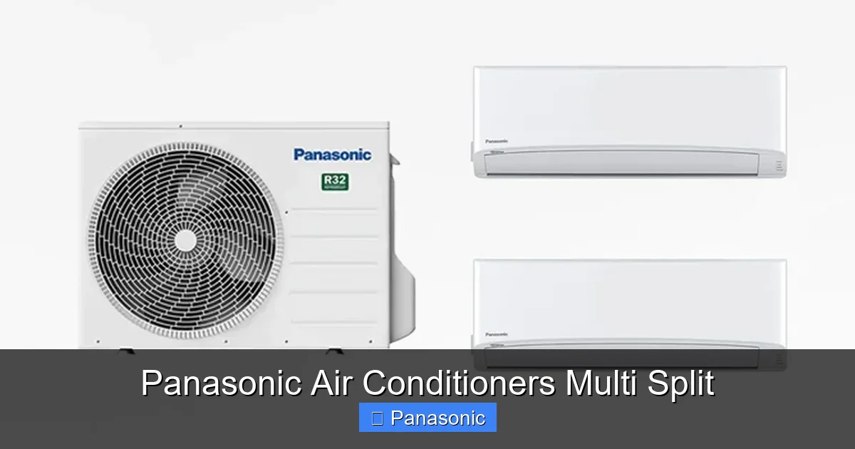 Panasonic Air Conditioners Multi Split