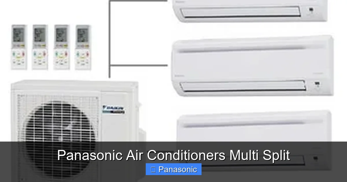 Panasonic Air Conditioners Multi Split