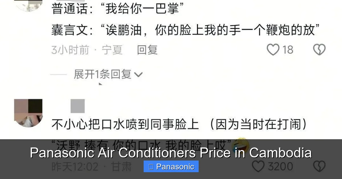 Panasonic Air Conditioners Price in Cambodia
