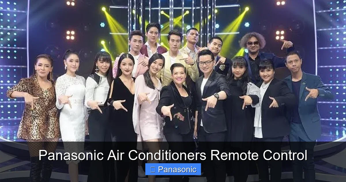 Panasonic Air Conditioners Remote Control