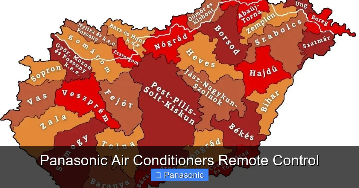 Panasonic Air Conditioners Remote Control