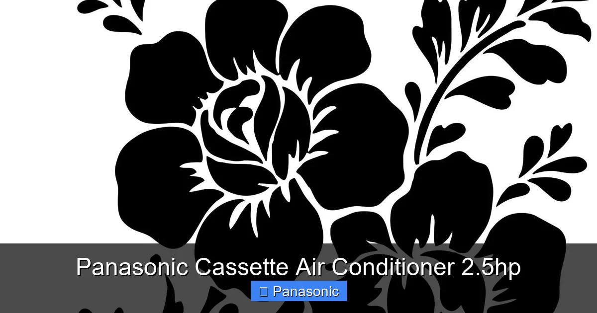 Panasonic Cassette Air Conditioner 2.5hp