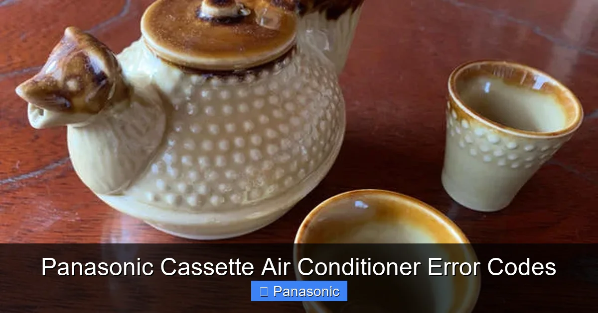 Panasonic Cassette Air Conditioner Error Codes