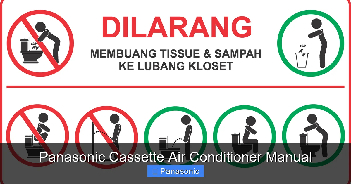 Panasonic Cassette Air Conditioner Manual