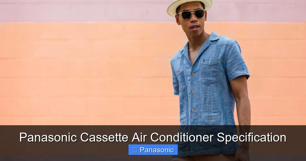 Panasonic Cassette Air Conditioner Specification