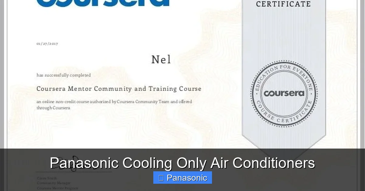 Panasonic Cooling Only Air Conditioners