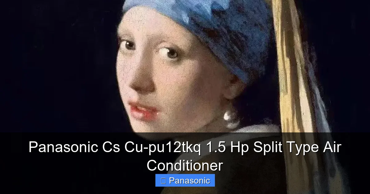 Panasonic Cs Cu-pu12tkq 1.5 Hp Split Type Air Conditioner