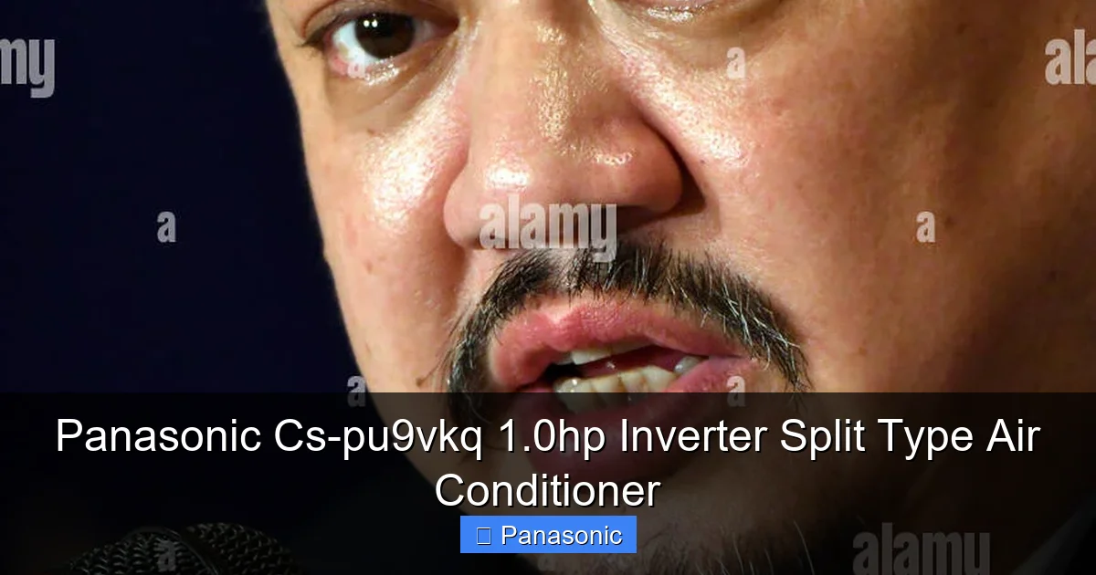 Panasonic Cs-pu9vkq 1.0hp Inverter Split Type Air Conditioner