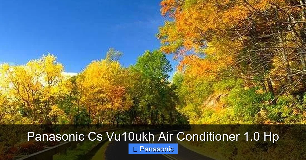 Panasonic Cs Vu10ukh Air Conditioner 1.0 Hp