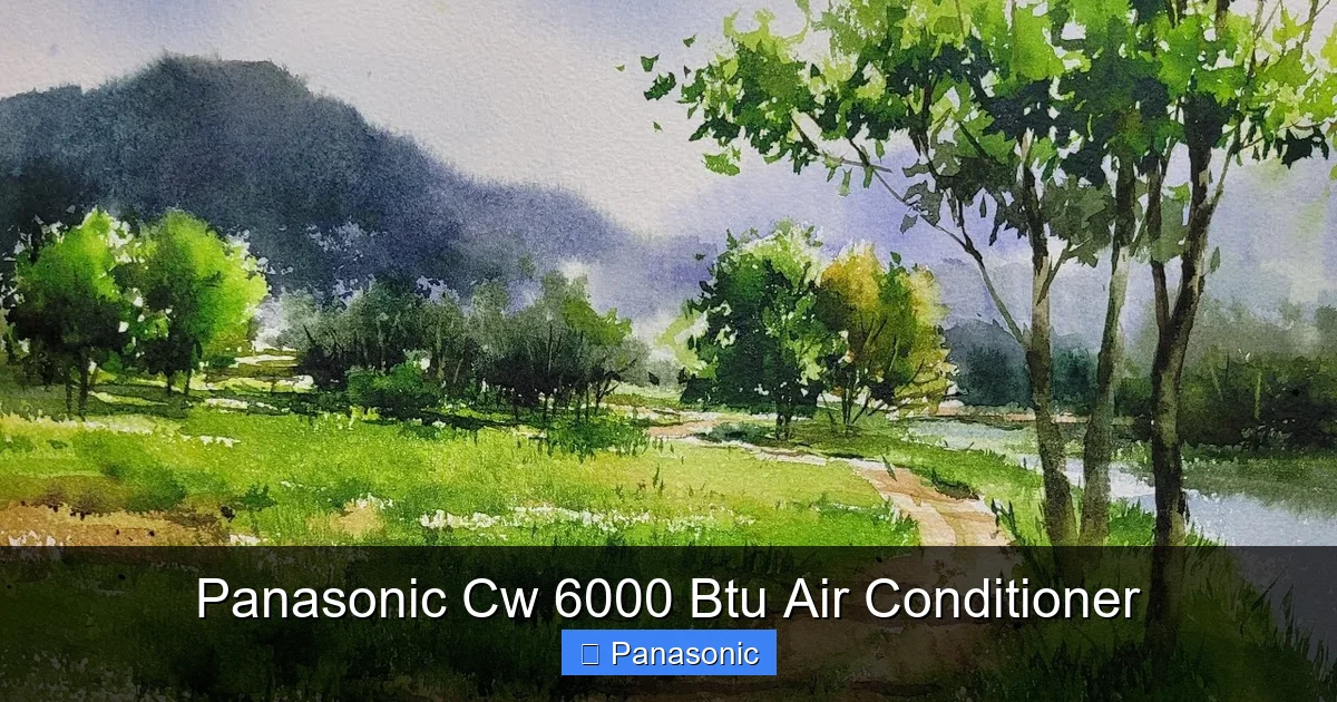 Panasonic Cw 6000 Btu Air Conditioner