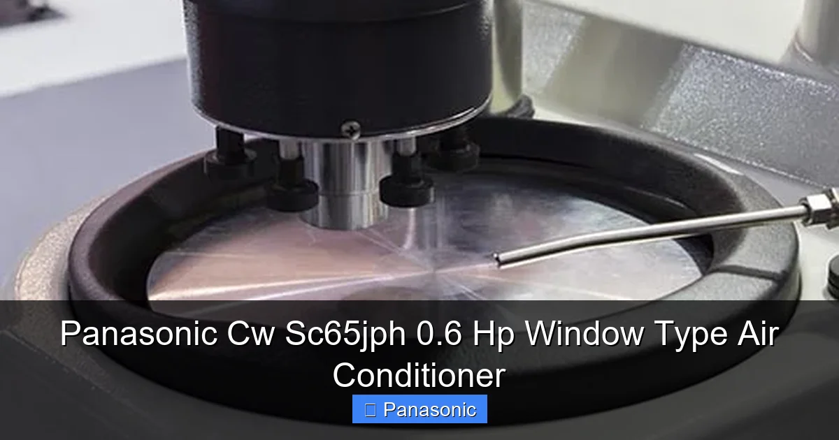 Panasonic Cw Sc65jph 0.6 Hp Window Type Air Conditioner