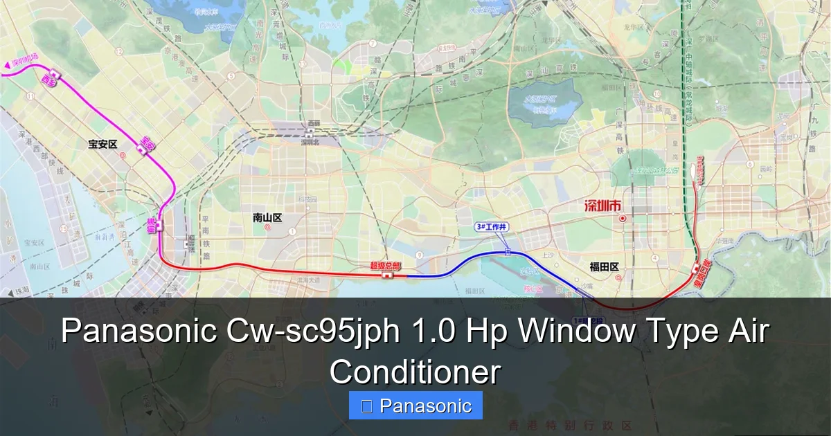 Panasonic Cw-sc95jph 1.0 Hp Window Type Air Conditioner