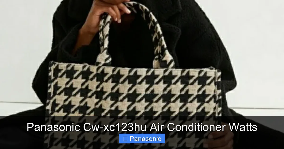 Panasonic Cw-xc123hu Air Conditioner Watts