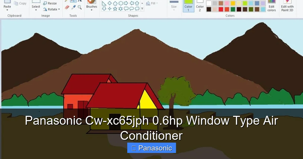 Panasonic Cw-xc65jph 0.6hp Window Type Air Conditioner