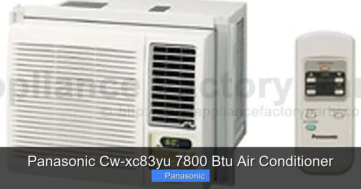 Panasonic Cw-xc83yu 7800 Btu Air Conditioner