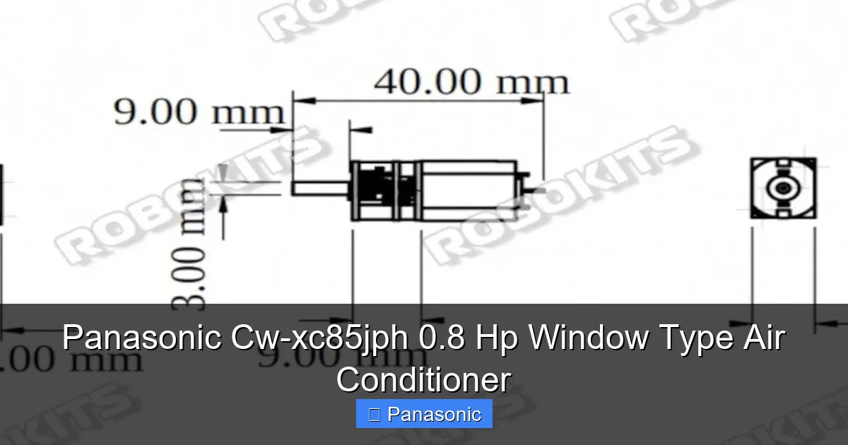 Panasonic Cw-xc85jph 0.8 Hp Window Type Air Conditioner