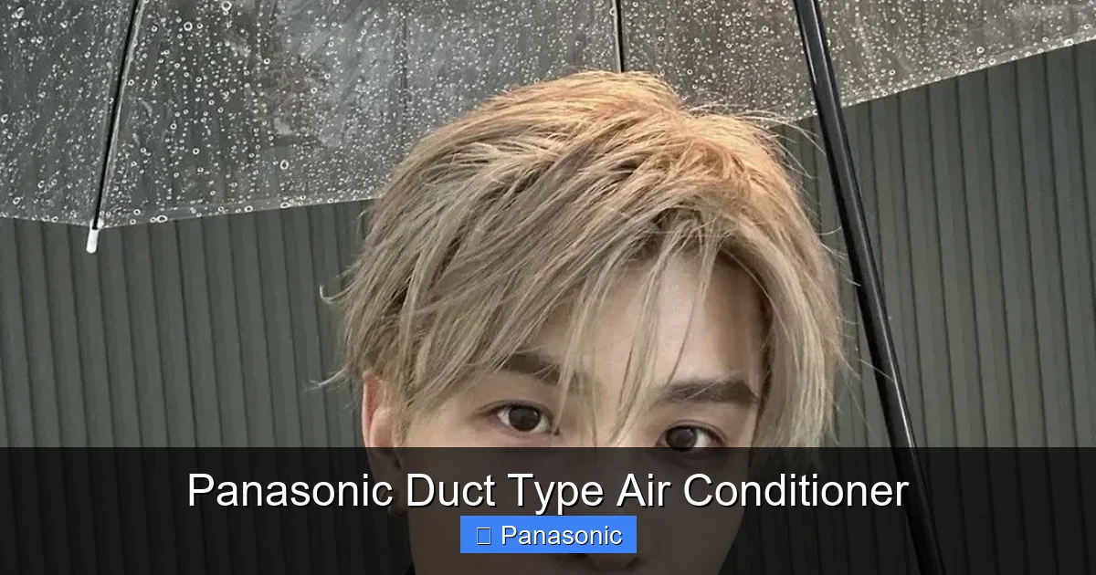 Panasonic Duct Type Air Conditioner