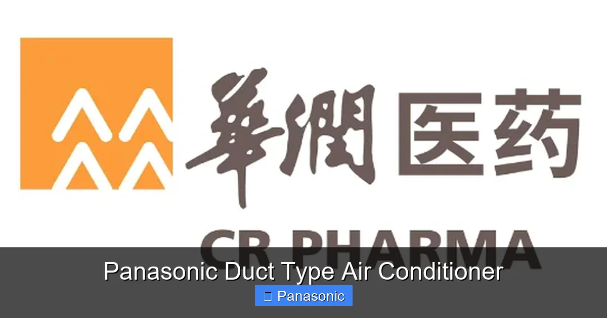 Panasonic Duct Type Air Conditioner