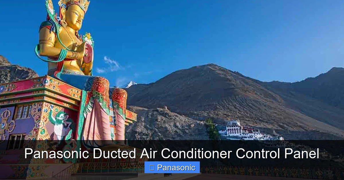 Panasonic Ducted Air Conditioner Control Panel