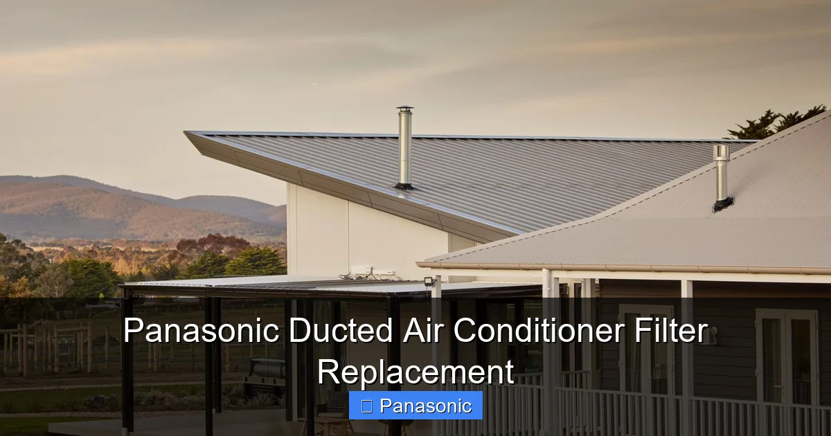 Panasonic Ducted Air Conditioner Filter Replacement