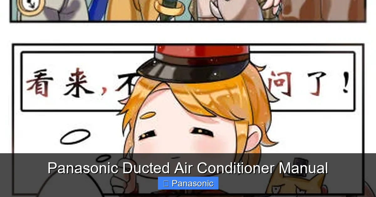 Panasonic Ducted Air Conditioner Manual