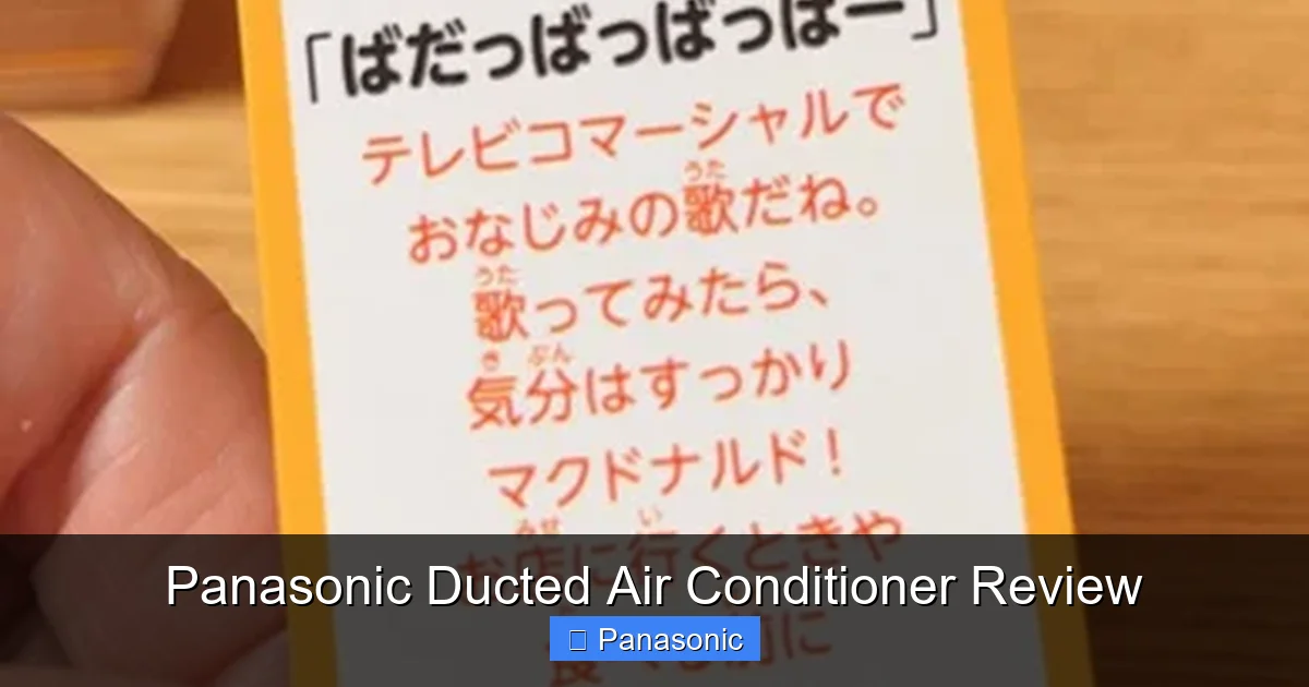 Panasonic Ducted Air Conditioner Review