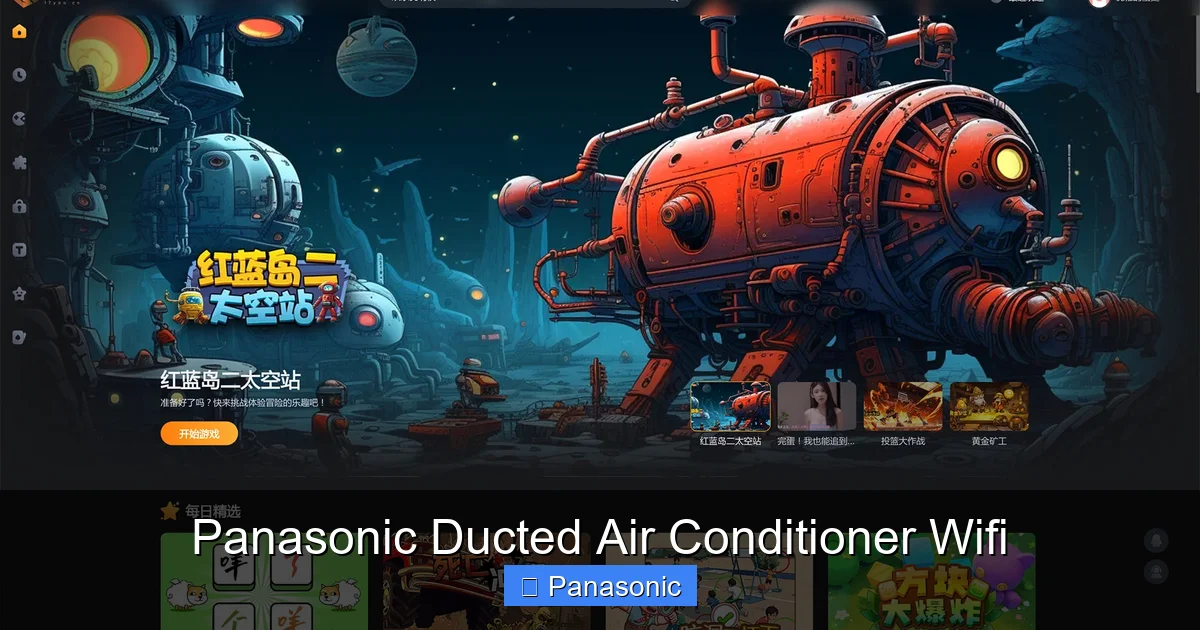 Panasonic Ducted Air Conditioner Wifi