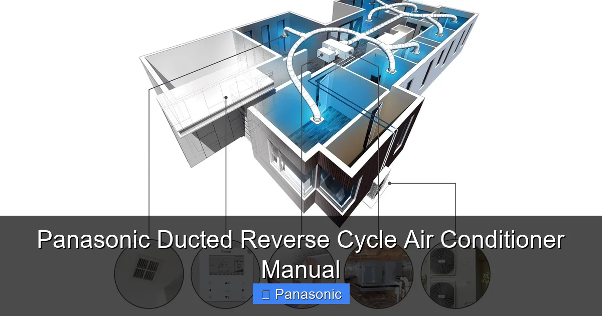 Panasonic Ducted Reverse Cycle Air Conditioner Manual