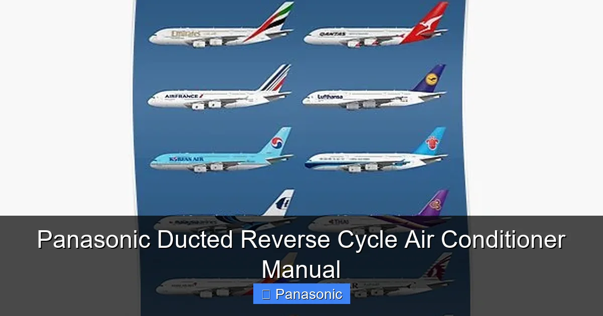 Panasonic Ducted Reverse Cycle Air Conditioner Manual