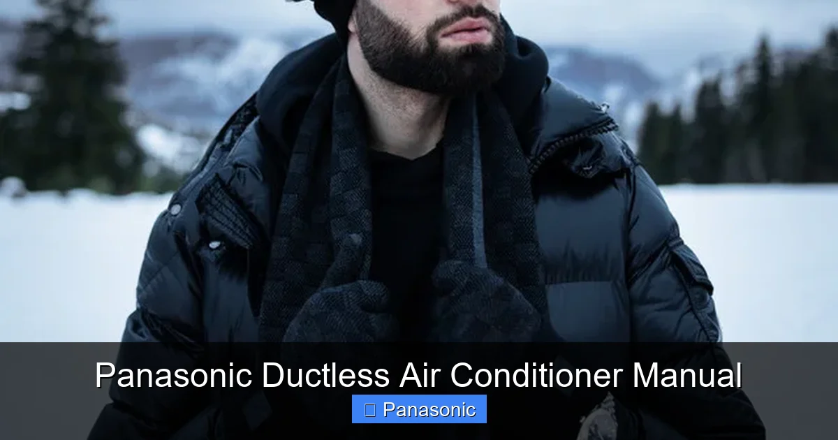 Panasonic Ductless Air Conditioner Manual