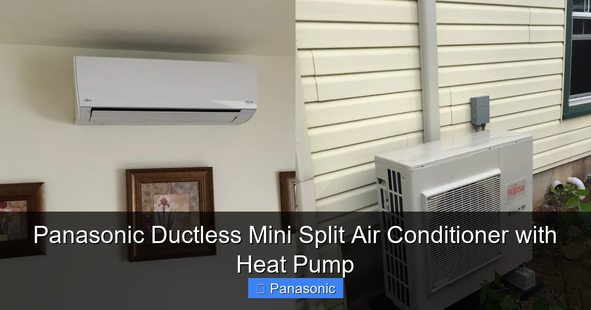 Panasonic Ductless Mini Split Air Conditioner with Heat Pump