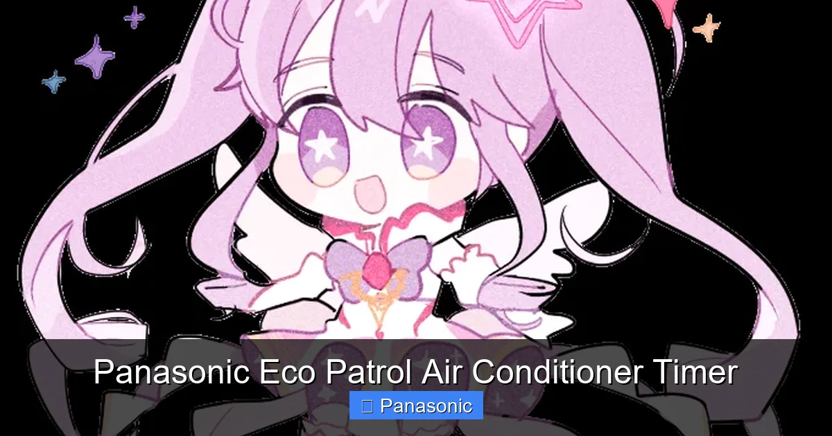 Panasonic Eco Patrol Air Conditioner Timer