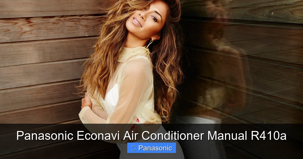 Panasonic Econavi Air Conditioner Manual R410a
